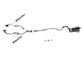 159427 Apm Exhaust System For Subaru 04 Legacy Sedan 2.5l A/t California Emissions