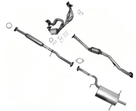 159816 Apm 2006-2008 Subaru Forester 2.5 Natural Aspirated Muffler Exhaust System Converter