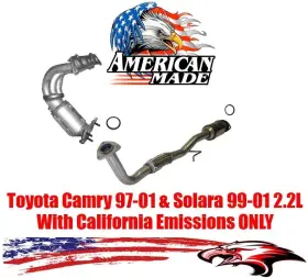 18121-18062 Apm Front And Rear Converters For Toyota Camry 2.2l 1997-2000 With California Emissions