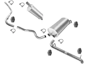 196100 Apm Resonator Muffler Assembly For 2016-2018 Transit Connect 2.5l 104.8 Wheel Base