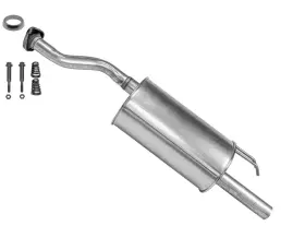 18307-svb-a02 Apm 202592 Rear Muffler Fits 2006-2011 Honda Si 2.0l / 2 Door Coupe Ref#