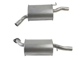 217825 Apm Left And Right Weld On Dual Rear Mufflers Fits 2006 2007 2010 Kia Optima 2.7l