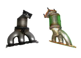 220953 Apm Front L&r 2 Manifold Catalytic Converter Fits Volvo S80 3.2l 07-10 / 08-10 V70