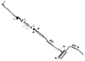 227320 Apm Resonator Rear Muffler Exhaust System Fits Toyota Sienna Van 17-20 Front Wheel D