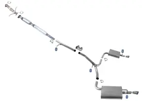 227882 Apm Catalytic Converter Pipe Dual Exhaust Mufflers Fits Ford Explorer 16-19 2.3turbo