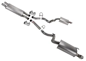 229340 Apm Rear Mufflers Dual Exhaust System Resonator Fits Ford Mustang 2015-2016 5.0l