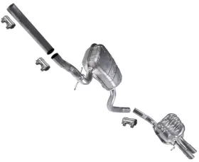 229877 Apm Rear Oe Style Muffler Fits Volkswagen Jetta 2011 2012 2013 Sedan Engine 2.5l