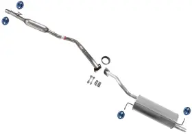 229935 Apm Weld On Resonator Pipe Rear Mufflers Exhaust System Fits Toyota Prius 2004-2009