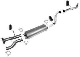 700468 Apm 28778 28779 54193 Dual Inlet Muffler Exhaust System Fits Gmc Yukon Denali 2001 2002 2003 2004 6.0l