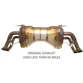 420251609l Audi Gen 2 R8 V10 5.2l Muffler Exhaust System With Valves Oem Stock