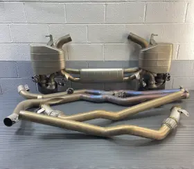 4k0253181cb Audi 2021-2025 Rs7 4k8 4.0l Akrapovic Exhaust System Tuning Kit With Carbon Tips
