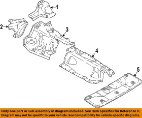 80a804160c Audi Oem 20-21 Q5 Sq5 Exhaust System Heat Shields-rear Shield