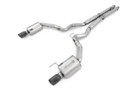 3015-33084 Awe Touring Edition Exhaust For 15-17 S550 Mustang Gt Coupe Black Tips