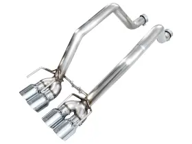 3020-42662 Awe Track Edition Exhaust For 09-13 Corvette C6 6.2 Base Gs Chrome Quad Tips