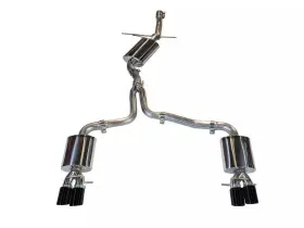 3015-43020 Awe Touring Tuning For Audi B8 A4 Edition Exhaust-quad Tip Black Tips