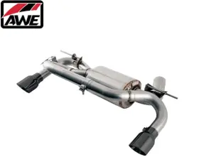 3010-33028 Awe Tuning Touring Edition Axle-back Exhaust 3.5in Black Tips For 12-16 Bmw 335i/435i