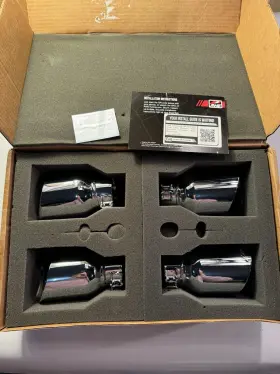 3010-42062 Awe Tuning Track Exhaust For Audi B9 S5 Sportback 3.0t - Chrome Silver Tips 90mm