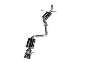 3015-23012 Awe Tuning Audi B8 A5 2.0t Touring Edition Single Outlet Exhaust - Diamond Black