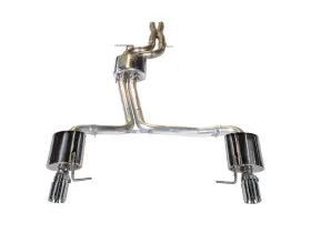 3015-32048 Awe Tuning Audi C7 A6 3.0t Touring Edition Exhaust - Dual Outlet Chrome Silver