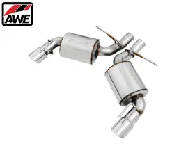 3015-32103 Awe Tuning Touring Axle-back Exhaust With Chrome Tips For 16-24 Chevrolet Camaro Ss/lt1