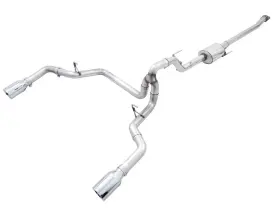 3015-32105 Awe Tuning 0fg Dual Split Rear Exhaust For Ft21 Ford F-150 - 5 Inch Chrome Tips