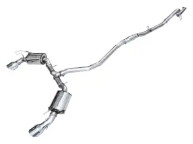 3015-32331 Awe Tuning Touring Edition Exhaust Chrome Tips For 22-24 Honda Civic Si Acura Integra