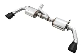 3015-33003 Awe Tuning For 07-18 Jeep Wrangler Jk/jku 3.6l Tread Edition Axle-back Dual Exhaust