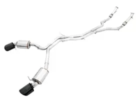 3015-33123 Awe Tuning Touring 3 Inch Exhaust For 21-24 Audi Rs5 Coupe B9.5 2.9t Awd-black Tips
