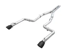 3015-33126 Awe Tuning Track Edition Exhaust Suite With Black Tips Fits 2015-2023 Dodge Charger