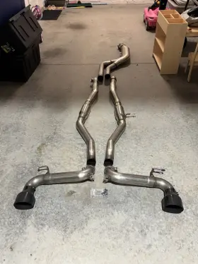 3015-33130 Awe Tuning Track Edition Exhaust With 5 Inch Diamond Black Tips For 2020 Toyota Supra A90/a91