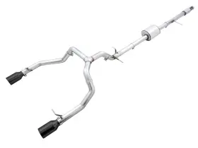 3015-33206 Awe Tuning For 4th Gen Gm 1500 5.3l 0fg Catback Split Rear Exit Flat Bumper - Dual