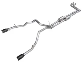 Awe Tuning 3015-33531 For 2025 Ram 1500 3.0tt Rebel Cat-back Exhaust With Diamond Black