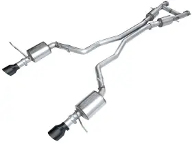 3015-33575 Awe Tuning For 11-24 Dodge Durango 5.7l Touring Edition Exhaust With Diamond Black Tips