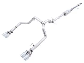 3015-42201 Awe Tuning For 4th Gen Gm 1500 5.3l 0fg Catback Split Rear Exit W/ Bumper Cutouts