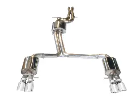 3015-43028 Awe Tuning Audi B8 S5 4.2l Touring Edition Exhaust System - Polished Silver Tips