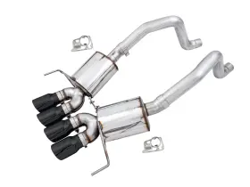3015-43143 Awe Tuning Touring Edition Axleback Exhaust System Black Tip Corvette Stingray Z51 Z06