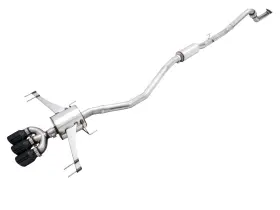 3015-53006 Awe Tuning Touring Edition Exhaust Suite Black Tips For 17-21 Honda Civic Type R 2.0l