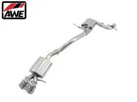 3020-22026 Awe Tuning Touring Edition Exhaust With Chrome Tips For 11-18 Volkswagen Jetta 1.8l/2.0l