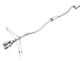 3020-32052 Awe Tuning For 2016 Honda Civic Si Track Edition Exhaust With Front Pipe And Dual Chrome