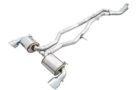 3020-32058 Awe Tuning Non-resonated Touring Edition Exhaust Suite Chrome 20-24 Toyota Gr Supra