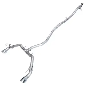3020-32331 Awe Tuning Track Edition Exhaust System Chrome Tips 22-24 Honda Civic Acura Integra