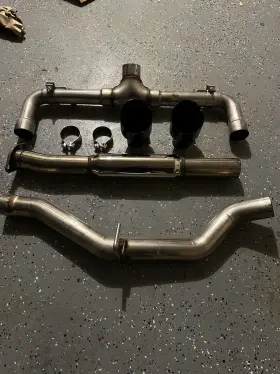 3020-33279 Awe Tuning Track Edition Cat-back Exhaust Black Tips Fits Subaru Brz And Toyota Gr86/86