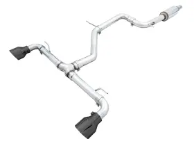 3020-33658 Awe Tuning 2022 Vw Gti Mk8 Track Edition Exhaust - Diamond Black Tips