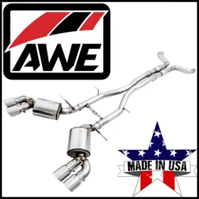 3020-42068 Awe Tuning Touring Cat-back Exhaust System Fits 2016-2024 Chevy Camaro Ss/zl1/lt1 6.2l