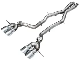 3.0tt-chrome Awe Tuning 3020-42487 3 Inch Track Catback Exhaust For 23-24 Bmw M2 G87 Rwd