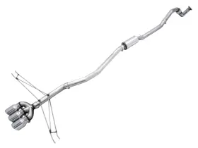 3020-52008 Awe Tuning 2016 Honda Civic Si Track Edition Exhaust With Front Pipe And Triple
