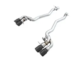 3025-43065 Awe Tuning Switchpath Axle-back Exhaust For Bmw F90 M5 - Diamond Black Tips