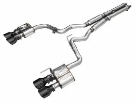 3025-43375 Awe Tuning For 2024 Ford Mustang Dark Horse S650 Switchpath Catback Exhaust