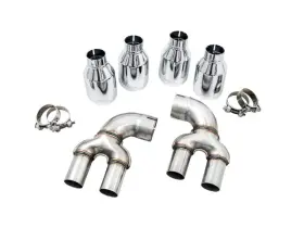 Awe Tuning 3810-42018 Oe-to-quad Tip Conversion Kit For G2x M340i / M440i - Chrome Tips