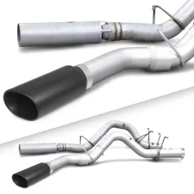 48947-b Banks Power 17 Gm Duramax For L5p 2500/3500 Monster Exhaust System - Ss Single